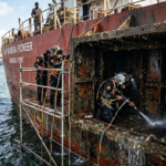 Marine Growth Removal in Hazira Underwater Cleaning Services