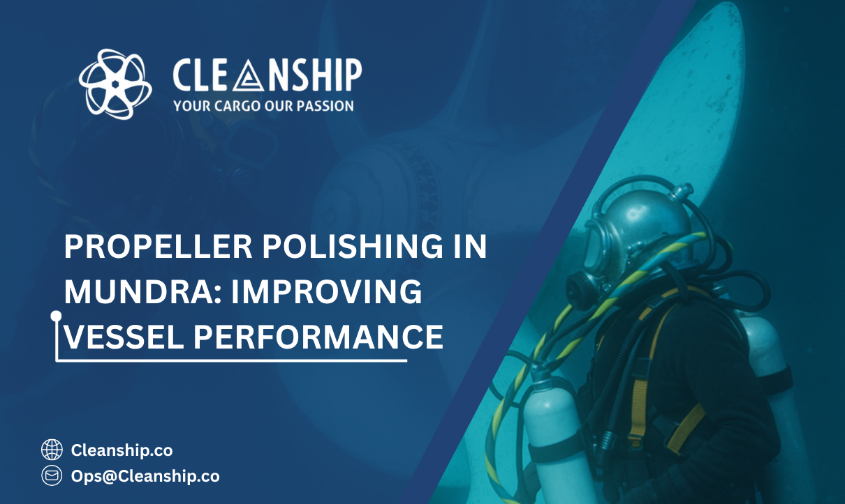 Propeller Polishing in Mundra Marine Diving Services