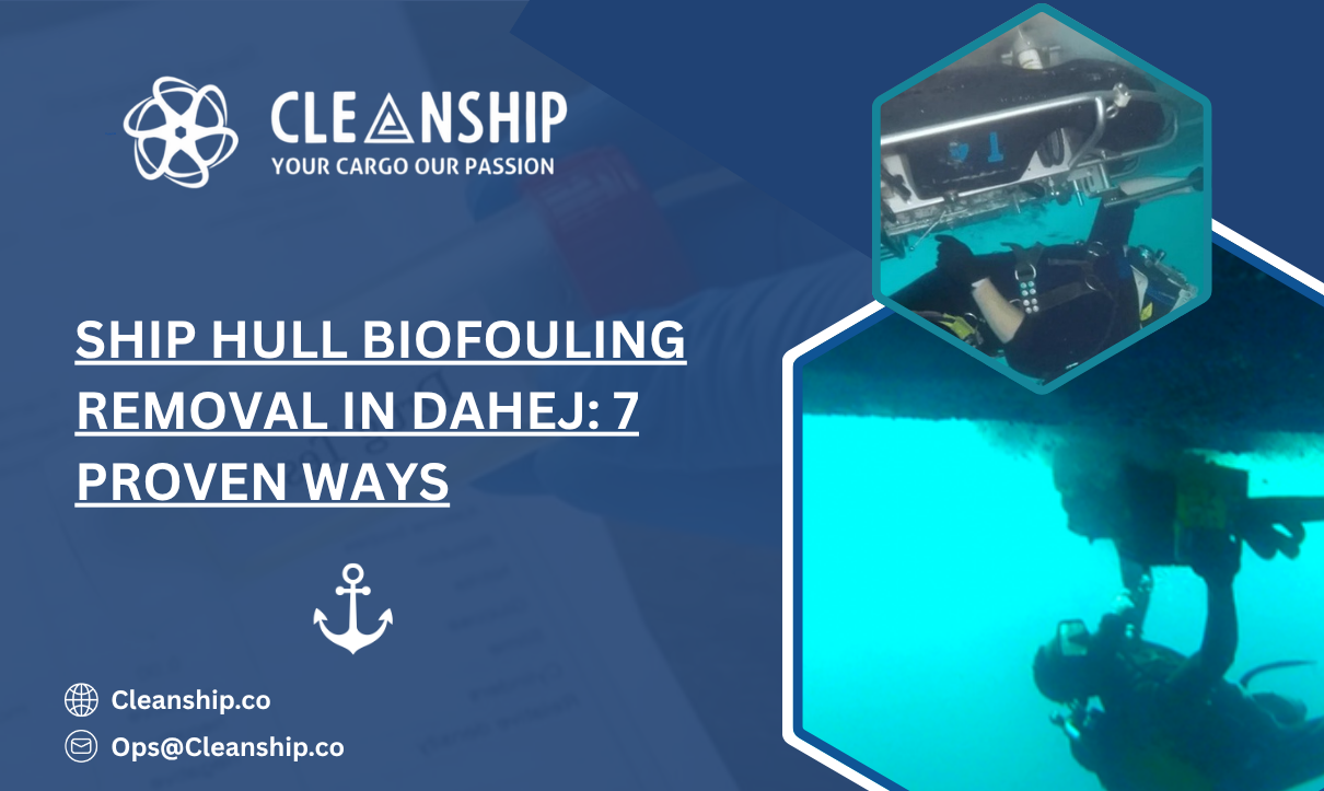 Ship Hull Biofouling Removal in Dahej