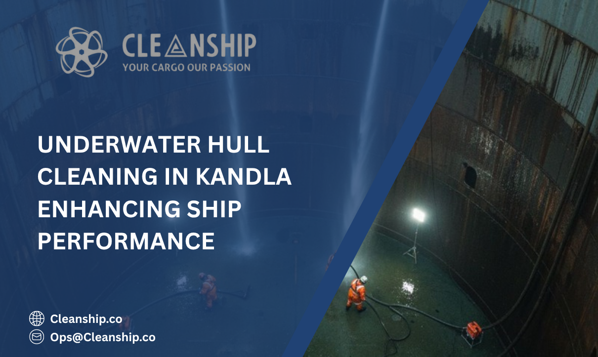Underwater Hull Cleaning in Kandla port area