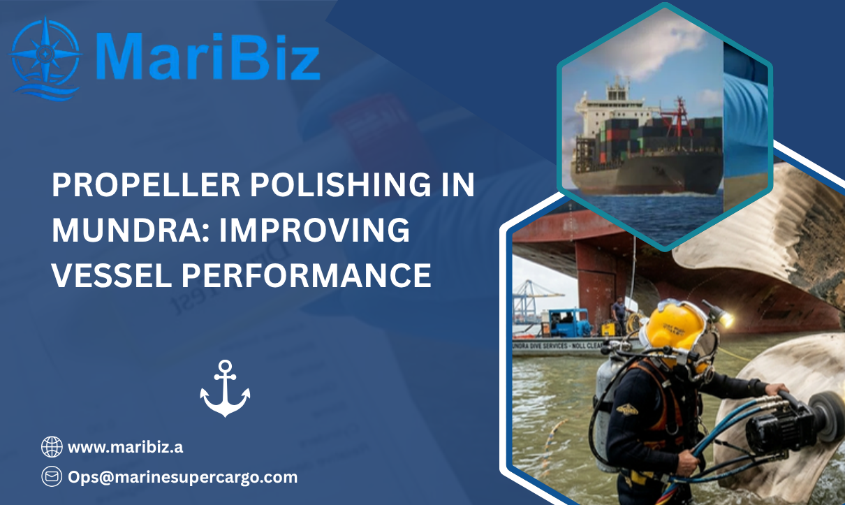 Propeller Polishing in Mundra Marine Diving Services