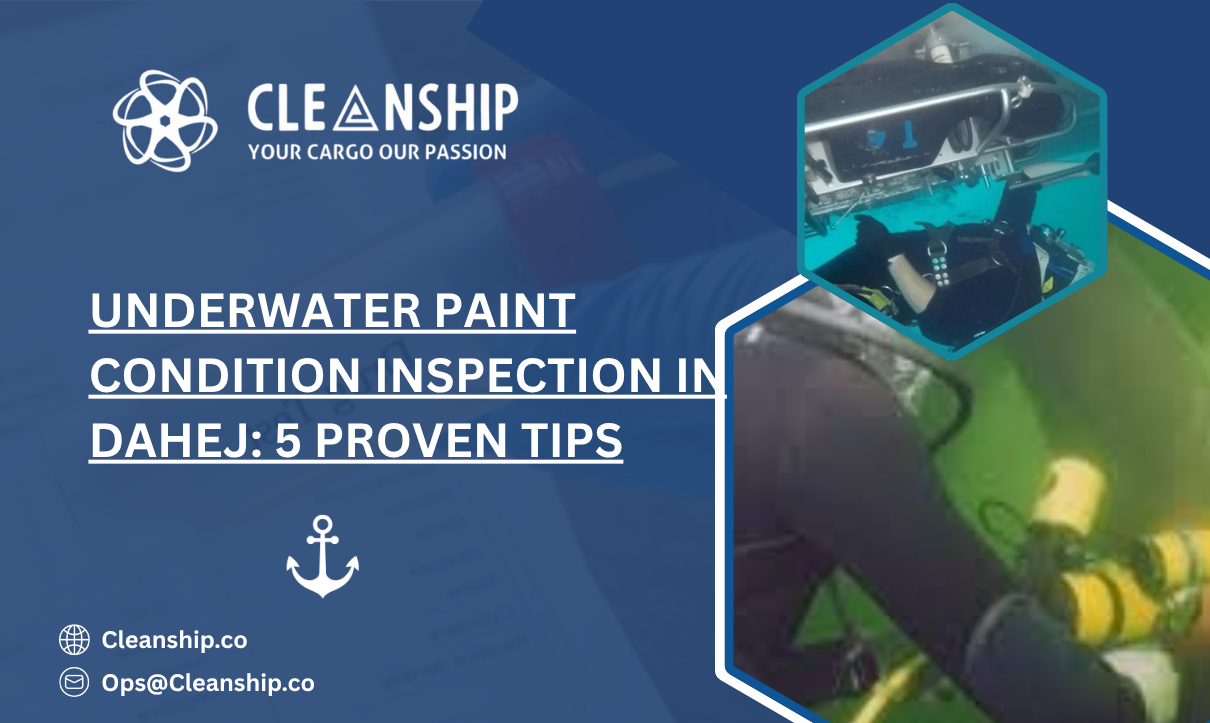 Underwater Paint Condition Inspection in Dahej