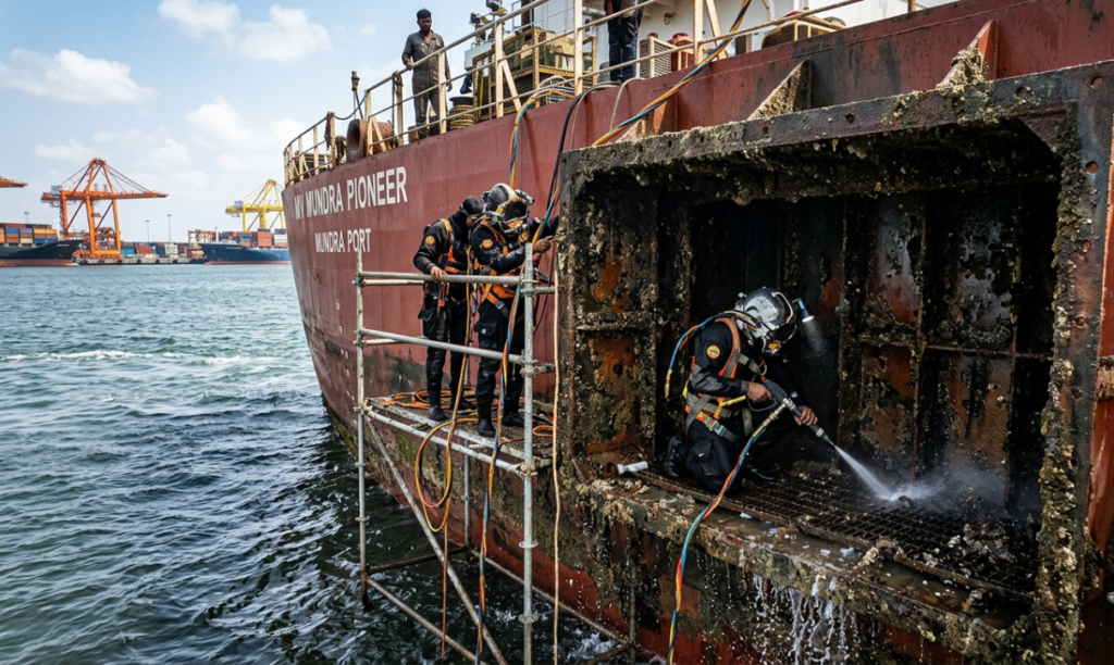 Underwater Video Survey in Dahej: A Reliable Way to Assess Vessel Condition Below the Waterline