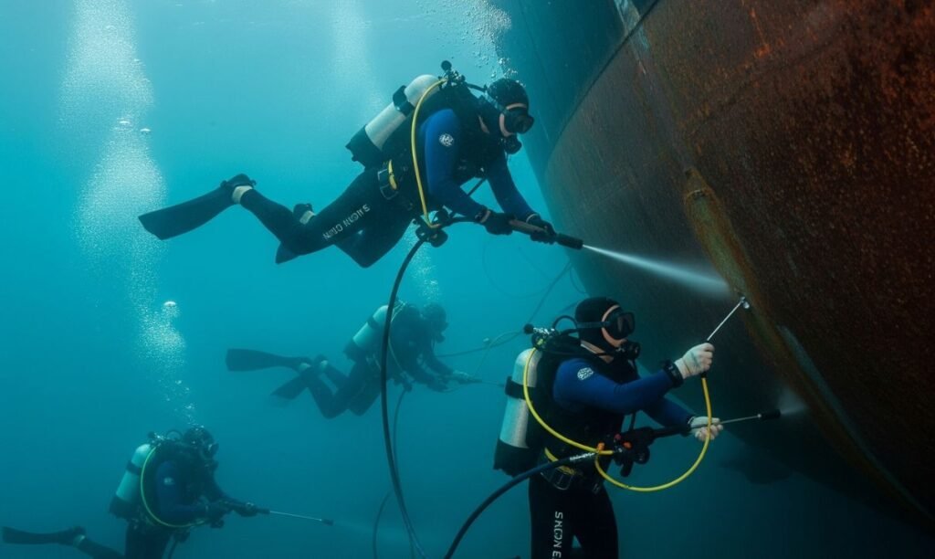 Marine Growth Removal in Karwar