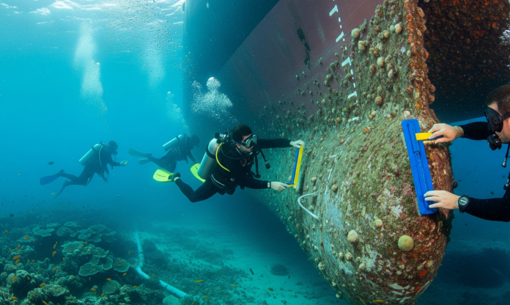 Propeller Polishing in Belekeri