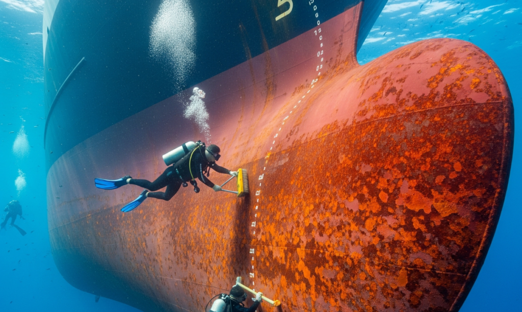 Propeller Polishing in Belekeri