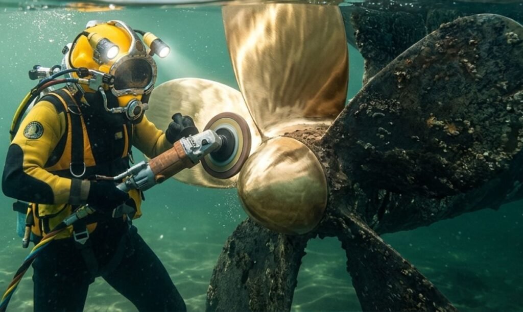 Propeller Polishing in Dighi