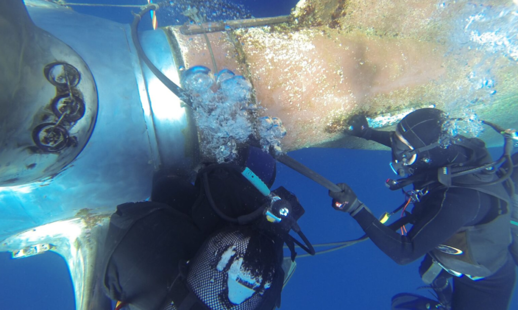Ship Hull Biofouling Removal in Karwar