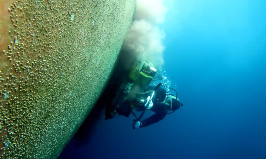 Underwater Hull Cleaning in Belekeri